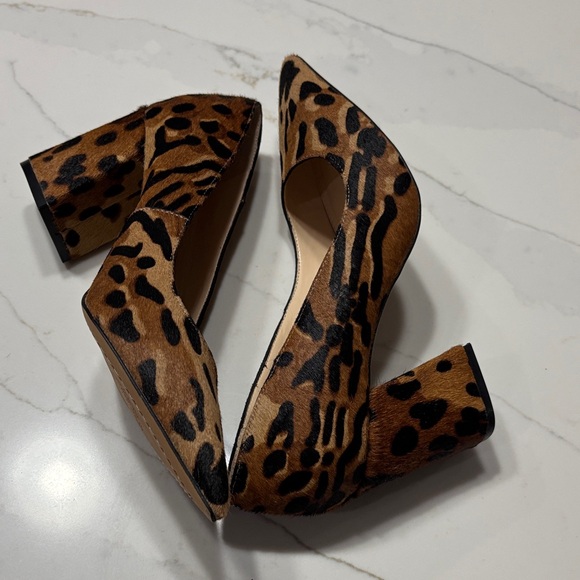 Vince Camuto Animal Print Block Heels - Picture 9 of 12